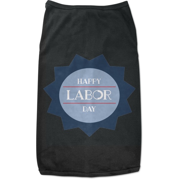 Custom Labor Day Black Pet Shirt - S