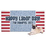 Labor Day Dog Towel (Personalized)