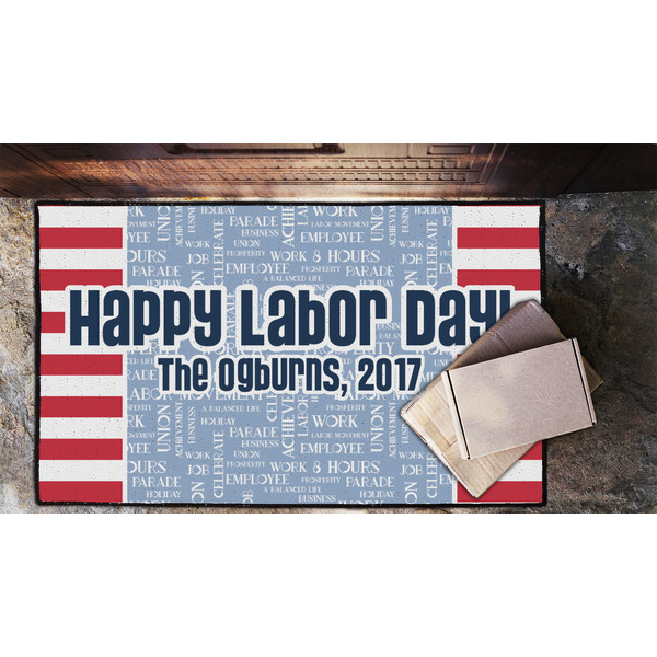 Labor Day Door Mat - LIFESTYLE (Lrg)