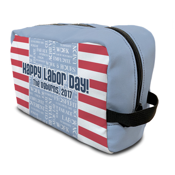 Custom Labor Day Toiletry Bag / Dopp Kit (Personalized)