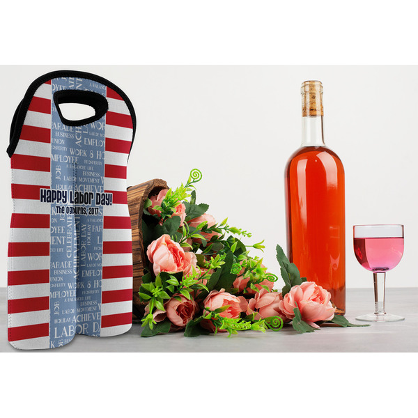 Labor Day Double Wine Tote - LIFESTYLE (new)