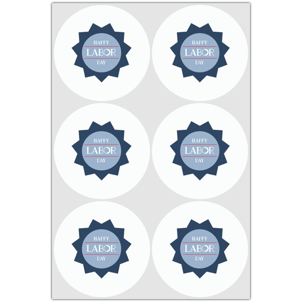 Labor Day Drink Topper - Large - Set of 6