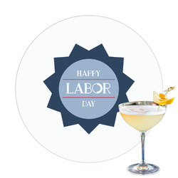 Labor Day Printed Drink Topper - 3.25"