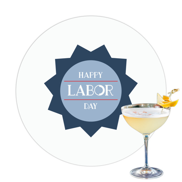 Custom Labor Day Printed Drink Topper