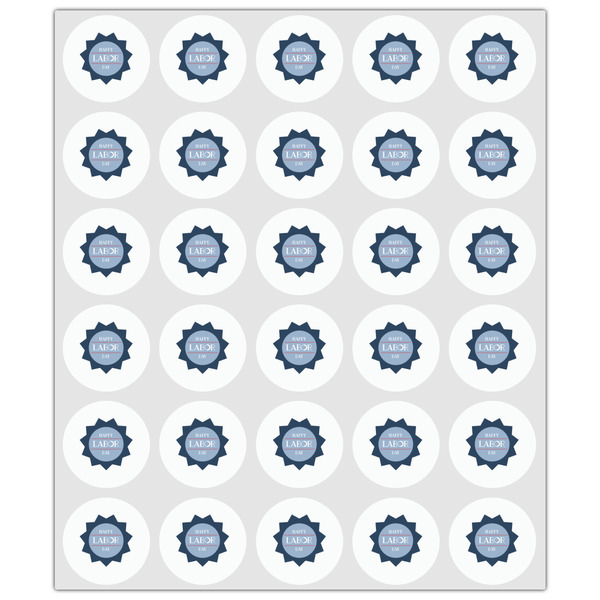 Labor Day Drink Topper - XSmall - Set of 30