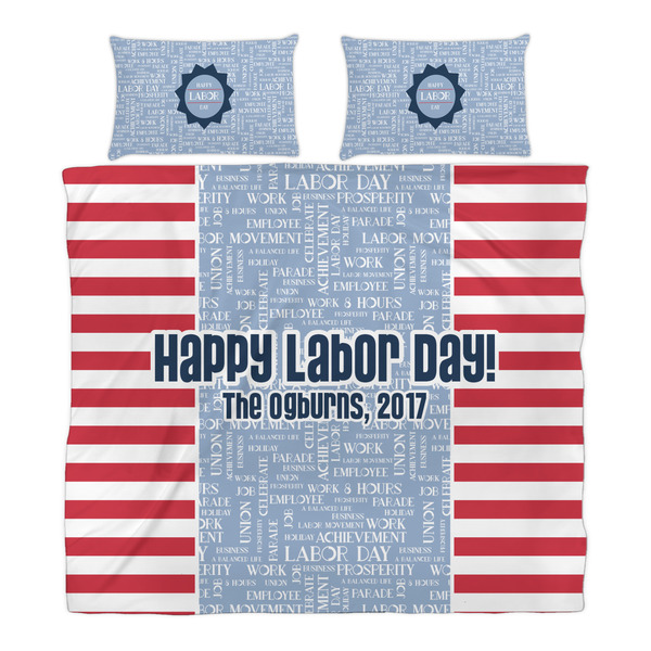 Labor Day Duvet Cover Set - King - Alt Approval
