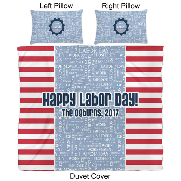 Labor Day Duvet Cover Set - King - Approval