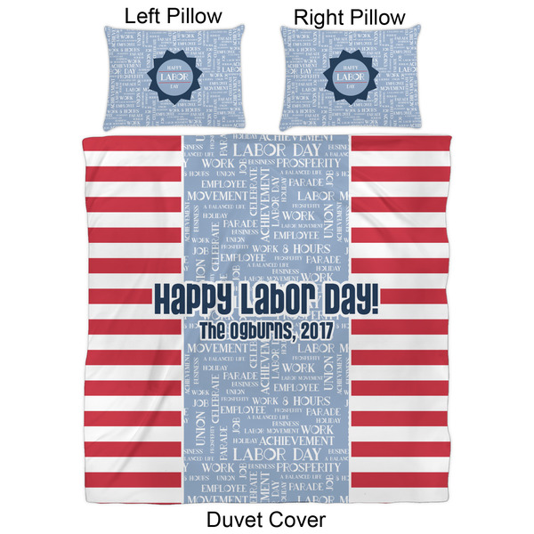 Labor Day Duvet Cover Set - Queen - Approval