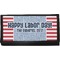 Labor Day Canvas Checkbook Cover (Personalized)
