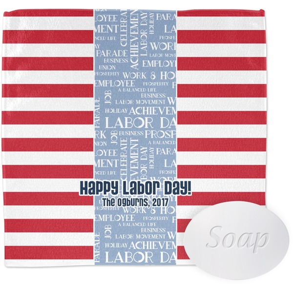 Custom Labor Day Washcloth (Personalized)
