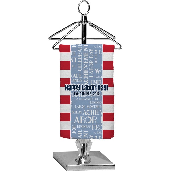 Custom Labor Day Finger Tip Towel - Full Print (Personalized)