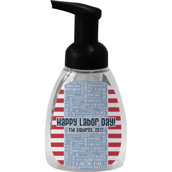 Labor Day Foam Soap Bottle