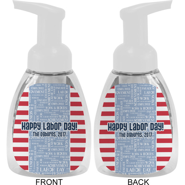 Labor Day Foam Soap Bottle Approval - White