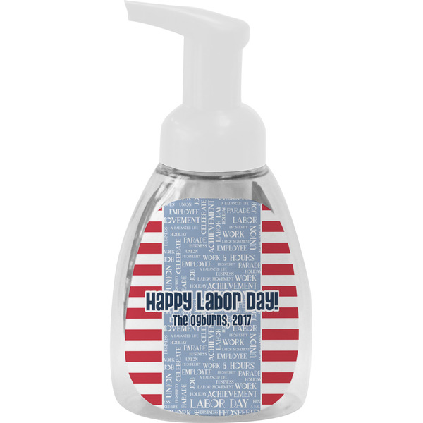 Custom Labor Day Foam Soap Bottle (Personalized)
