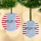 Labor Day Frosted Glass Ornament - MAIN PARENT