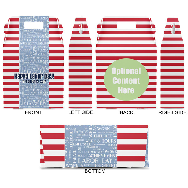 Labor Day Gable Favor Box - Approval
