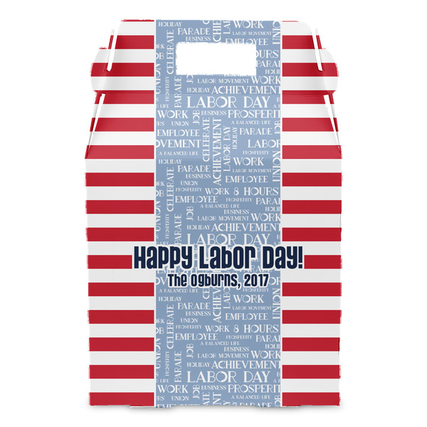 Labor Day Gable Favor Box - Front