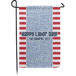 Labor Day Small Garden Flag - Double Sided w/ Name or Text