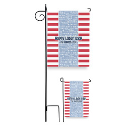 Labor Day Garden Flag (Personalized)