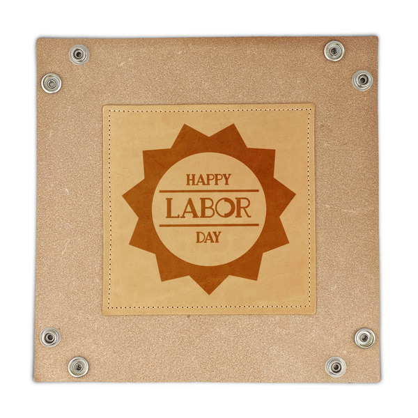 Labor Day Genuine Leather Valet Trays - FRONT