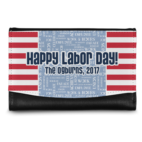 Custom Labor Day Genuine Leather Women's Wallet - Small (Personalized)