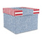 Labor Day Gift Boxes with Lid - Canvas Wrapped - Large - Front/Main