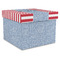 Labor Day Gift Box with Lid - Canvas Wrapped - X-Large (Personalized)
