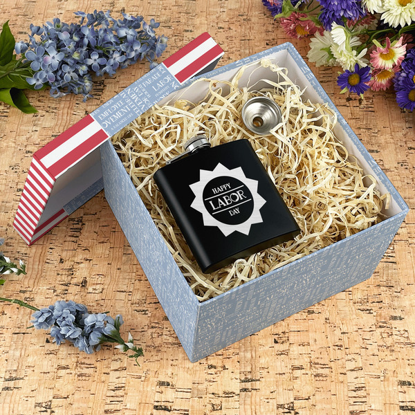 Labor Day Gift Boxes with Lid - Canvas Wrapped - X-Large - In Context