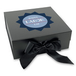Labor Day Gift Box with Magnetic Lid - Black