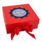 Labor Day Gift Box with Magnetic Lid - Red