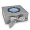 Labor Day Gift Boxes with Magnetic Lid - Silver - Front