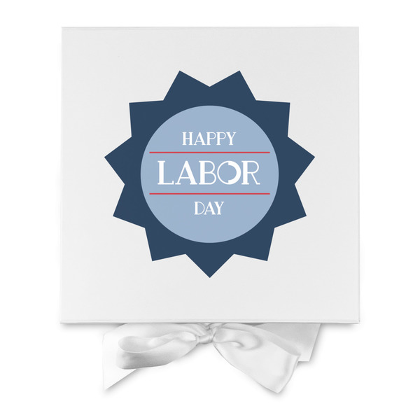 Labor Day Gift Boxes with Magnetic Lid - White - Approval