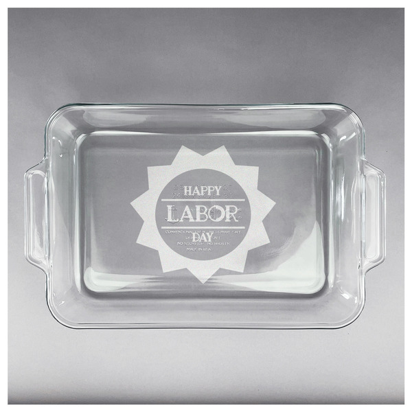 Labor Day Glass Baking Dish - APPROVAL (13x9)