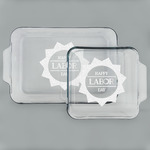 Labor Day Set of Glass Baking & Cake Dish - 13in x 9in & 8in x 8in