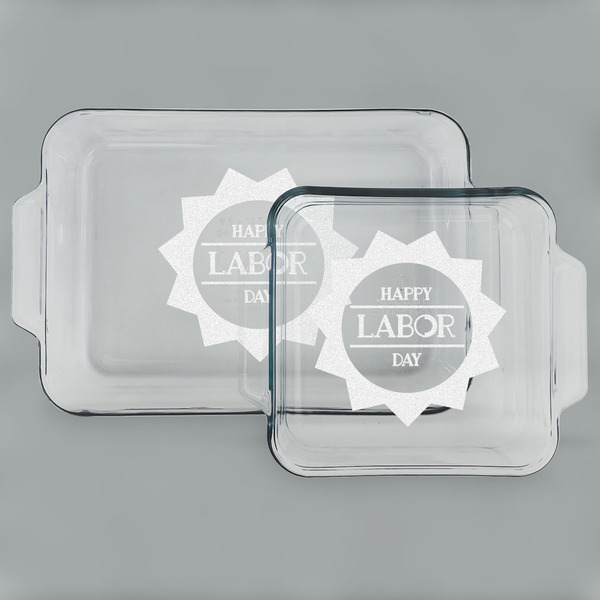 Labor Day Glass Baking Dish Set - MAIN (set)