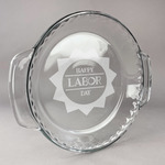 Labor Day Glass Pie Dish - 9.5in Round