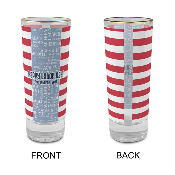 Labor Day Glass Shot Glass - 2 oz - Single - APPROVAL