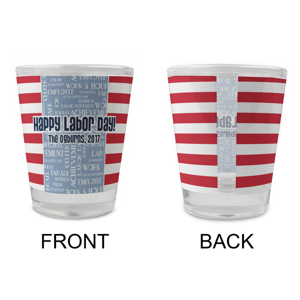 Labor Day Glass Shot Glass - Standard - APPROVAL