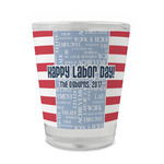 Labor Day Glass Shot Glass - 1.5 oz - Set of 4 (Personalized)