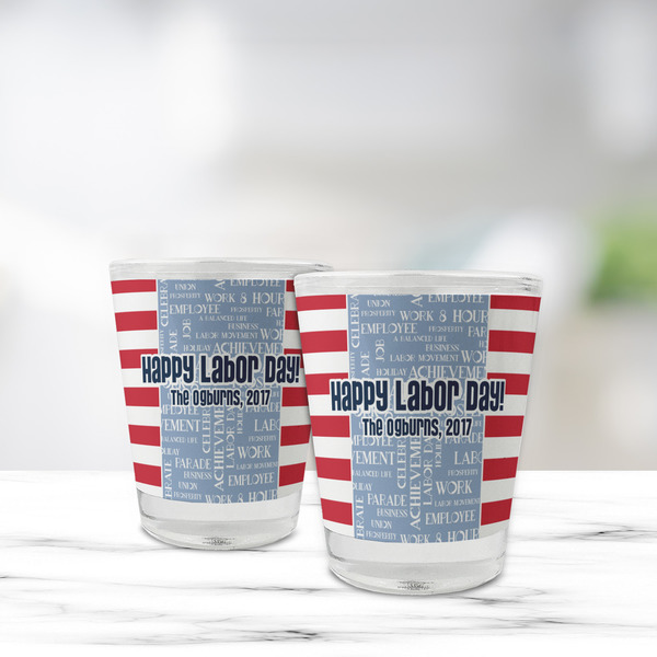 Labor Day Glass Shot Glass - Standard - LIFESTYLE