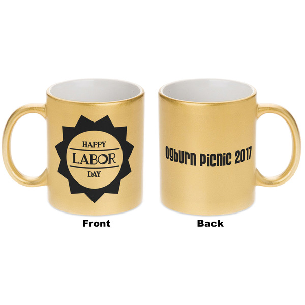 Labor Day Gold Mug - Apvl
