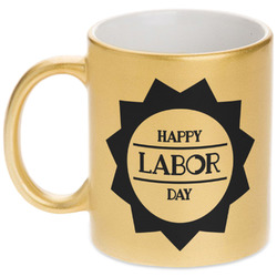 Labor Day Metallic Mug (Personalized)