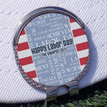 Labor Day Golf Ball Marker - Hat Clip