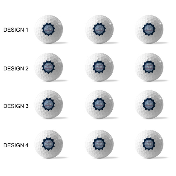 Labor Day Golf Balls - Generic - Set of 12 - APPROVAL