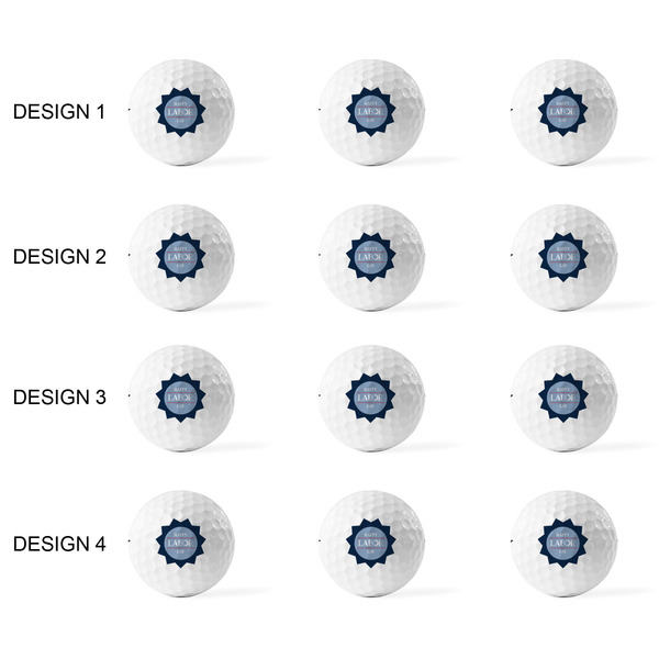 Labor Day Golf Balls - Titleist - Set of 12 - APPROVAL