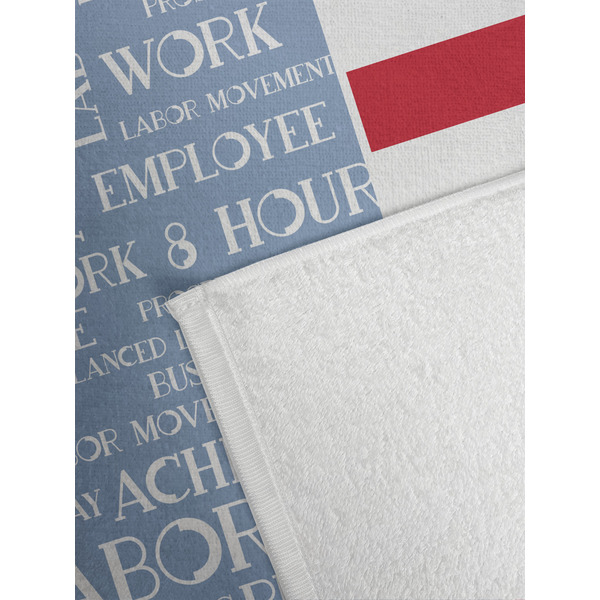 Labor Day Golf Towel - Detail