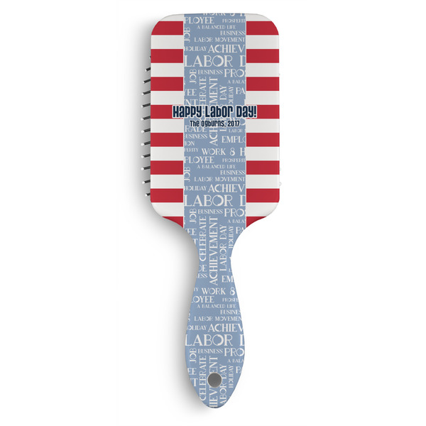 Custom Labor Day Hair Brushes (Personalized)