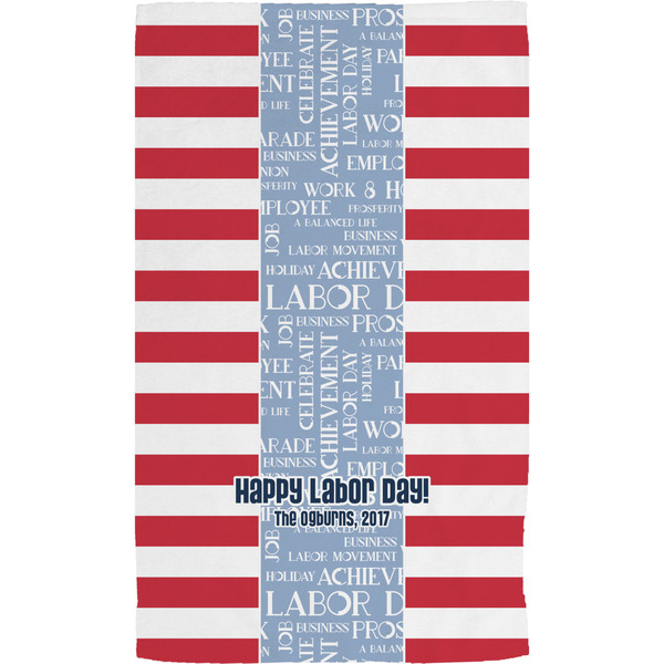 Labor Day Hand Towel (Personalized) Full