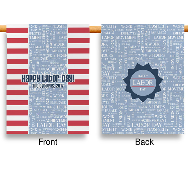 Labor Day House Flags - Double Sided - APPROVAL