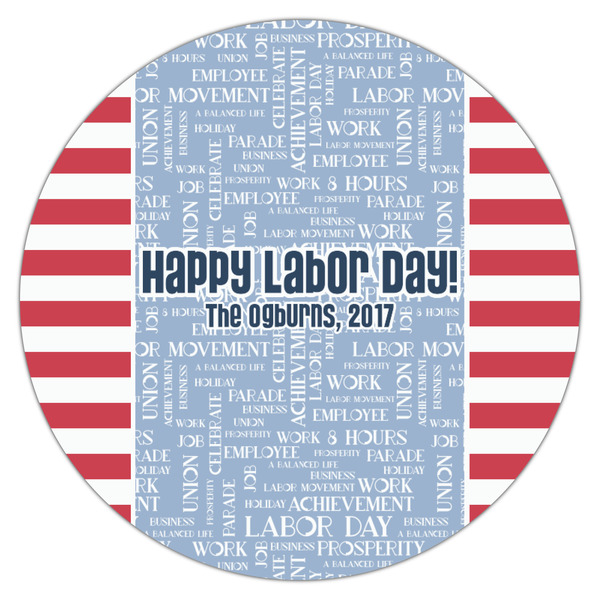 Labor Day Icing Circle - Medium - Single